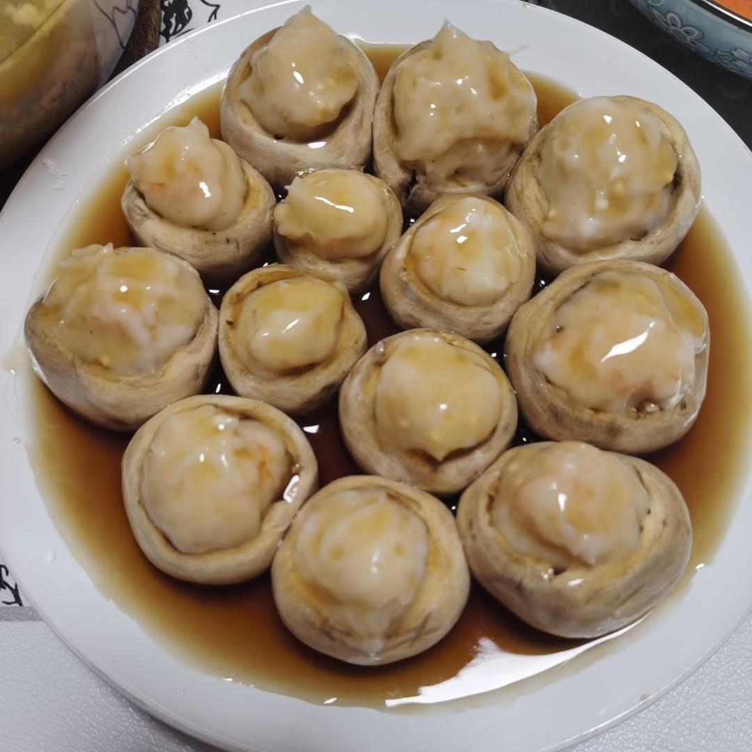 虾滑酿口蘑  <302小厨房>