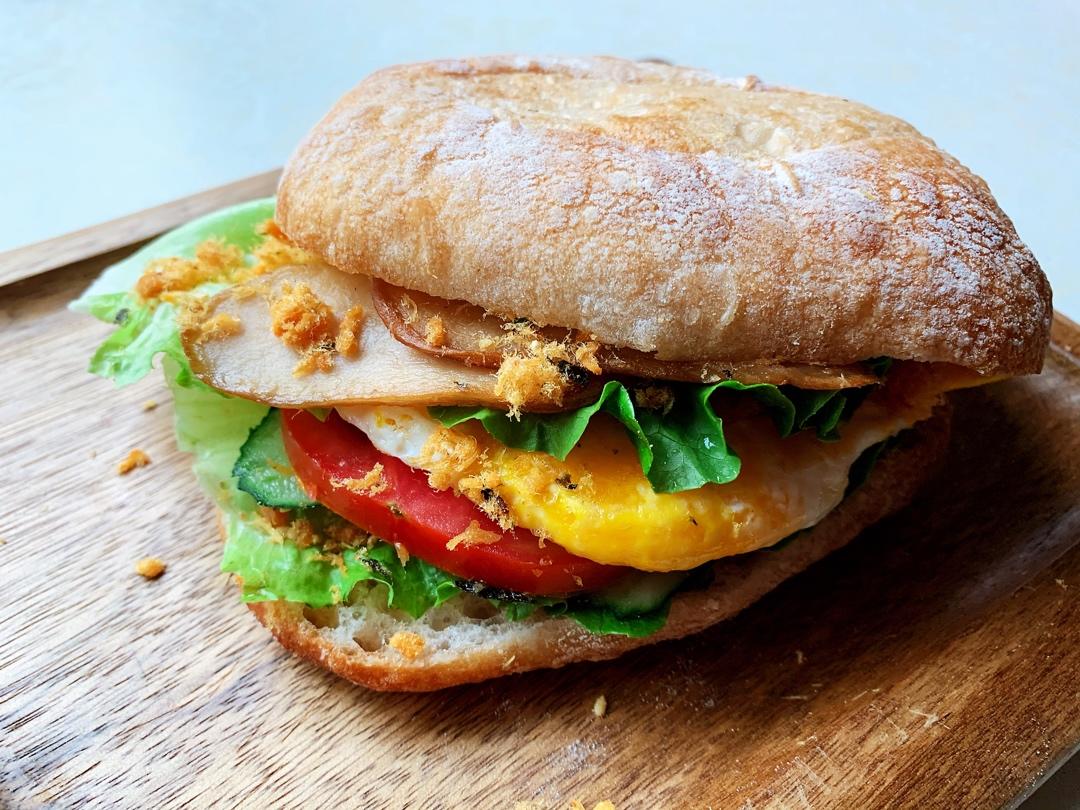 菠菜芝士恰巴塔