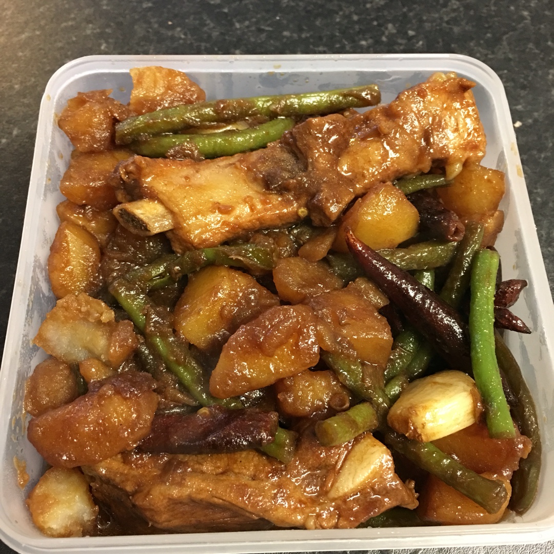 排骨炖豆角