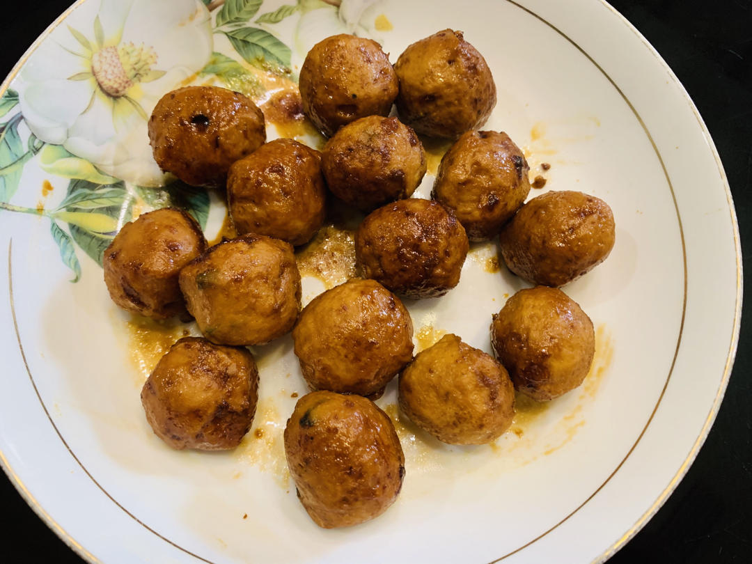 低脂细嫩又Q弹的鸡肉丸