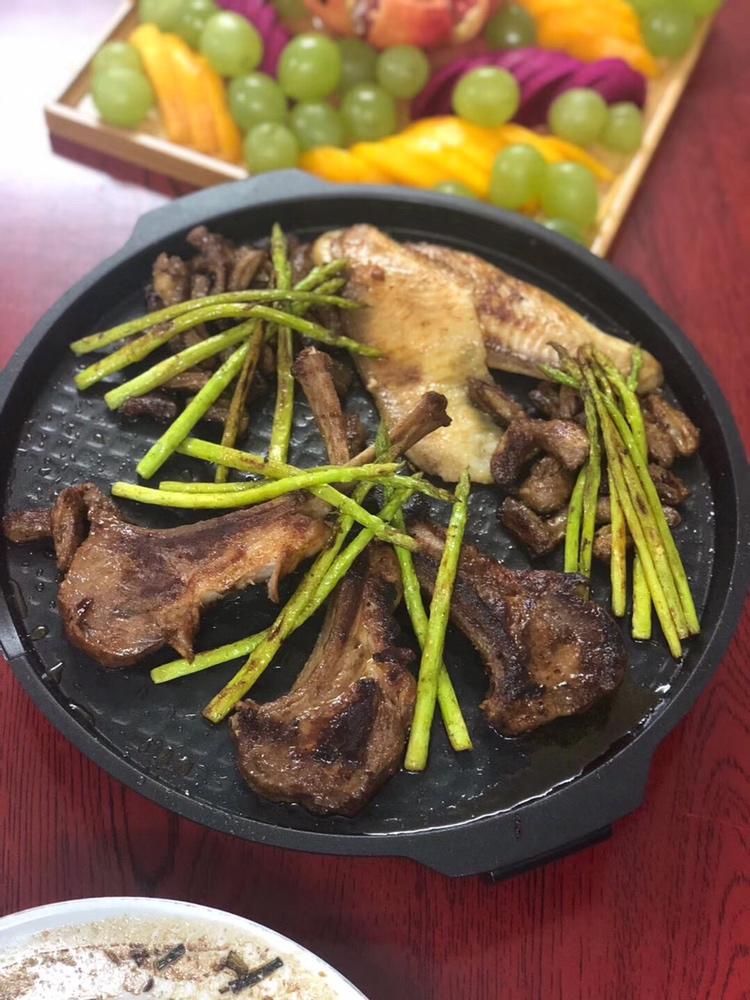 鱼羊鲜大拼盘的做法