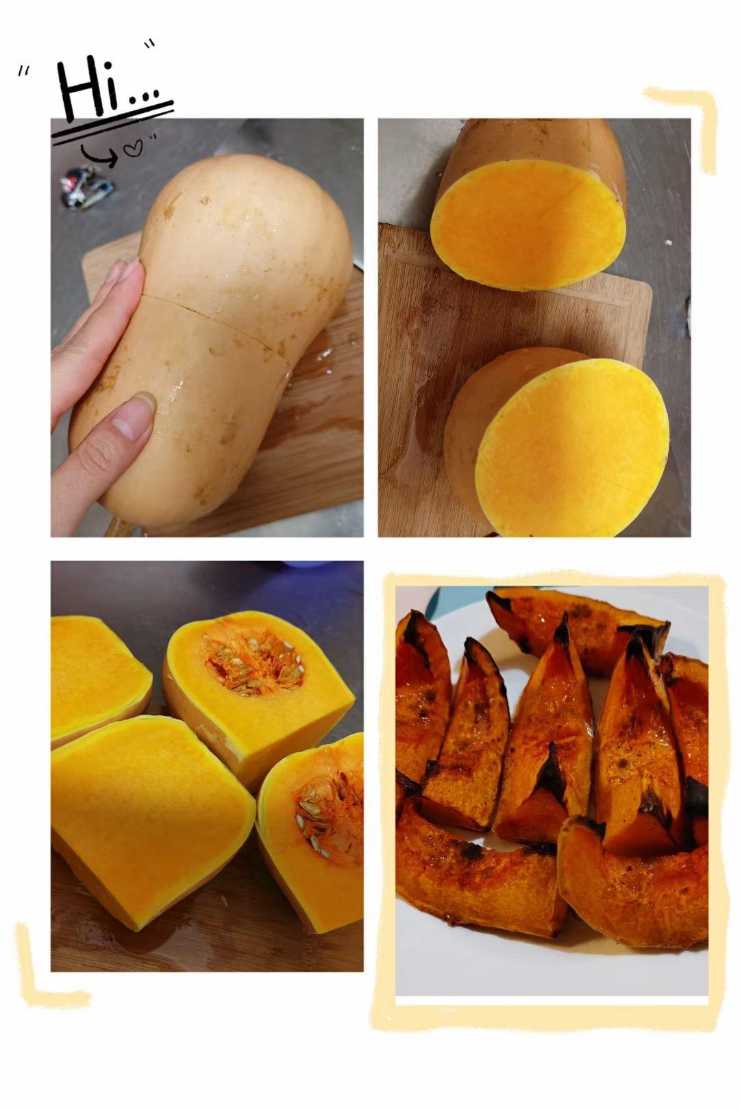 日式烤南瓜！甜品口味的主食，低GI减肥必备！