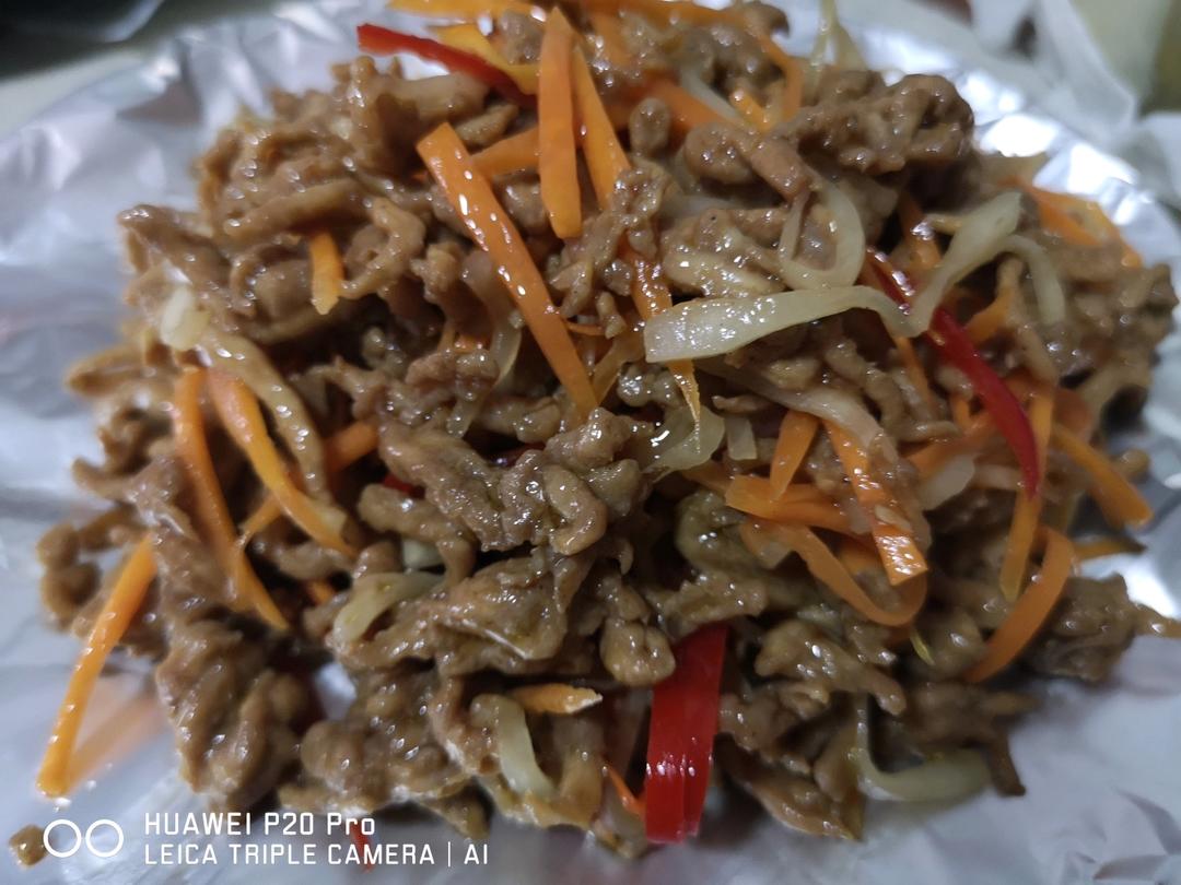 炒猪里脊丝（嫩肉配方）