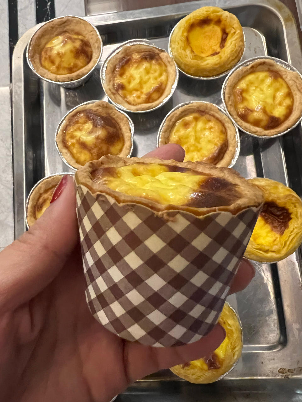 会爆浆的布丁塔--【德式爆浆蓝莓蛋挞】