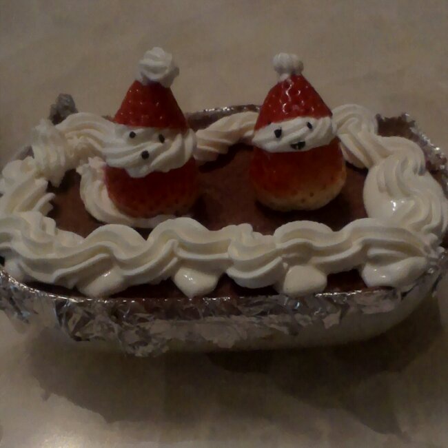 过个萌萌的美美的圣诞节【欢乐滴雪景圣诞老人蛋糕】