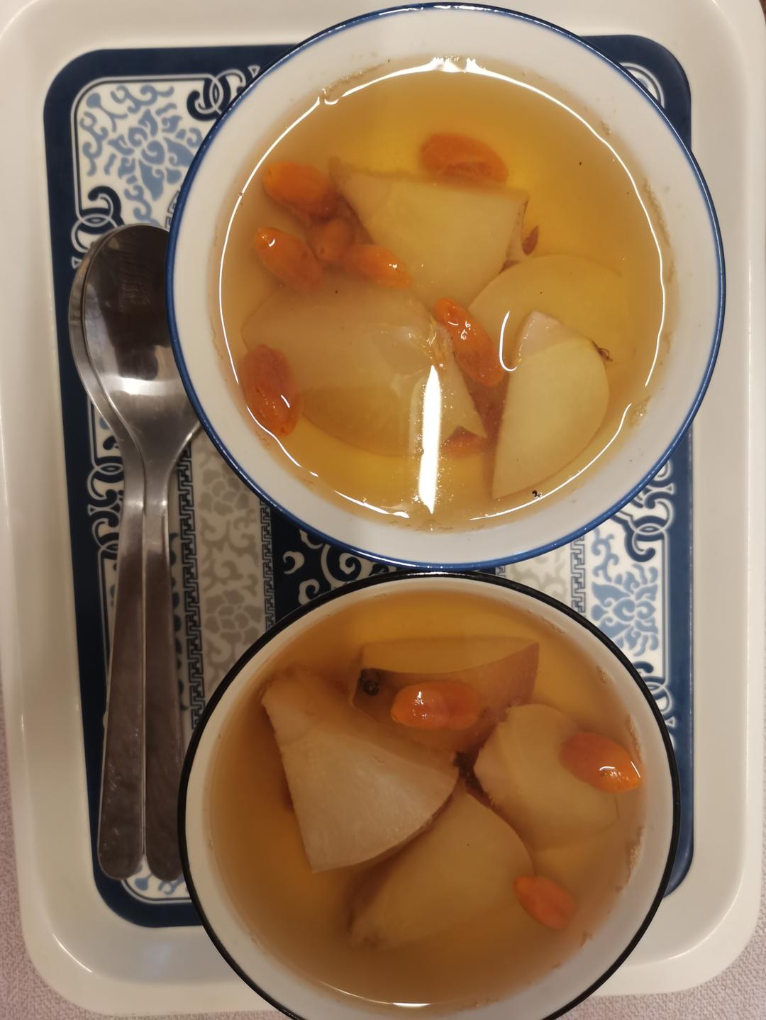 冰糖雪梨（止咳，中医给的）