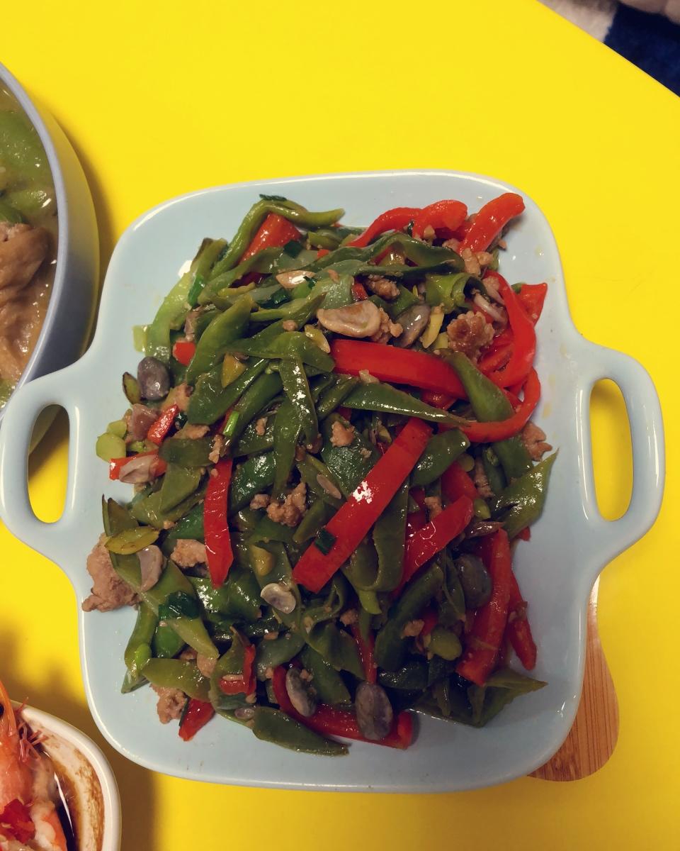 扁豆角丝炒肉