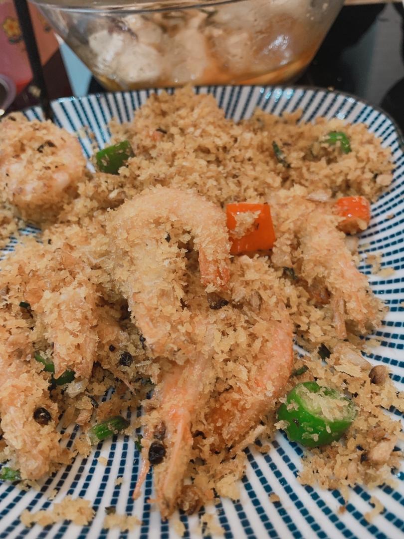 【避风塘香酥虾】