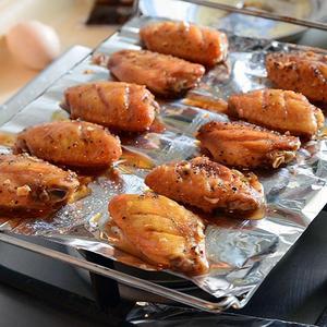超级香的烤鸡翅——黑椒蜜制鸡翅的做法 步骤6