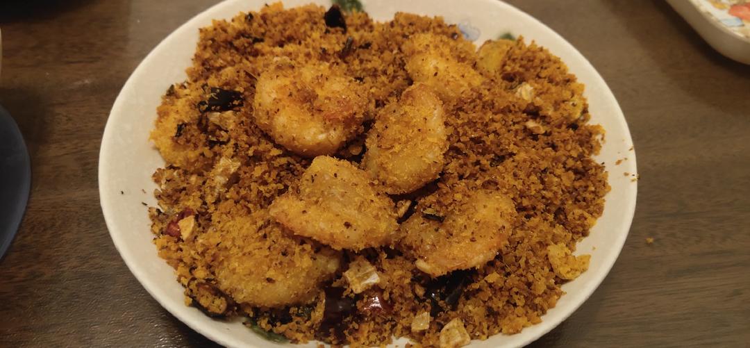 中餐厅之面包糠炒虾