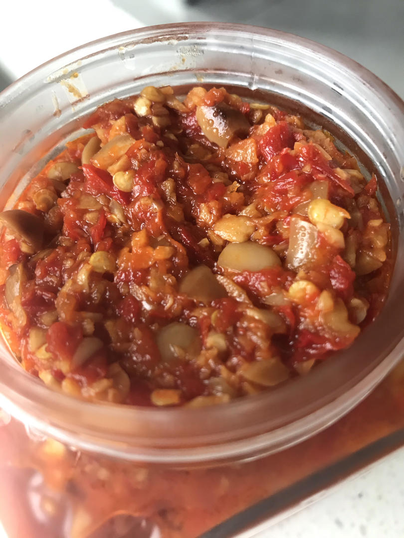 【蒜蓉辣椒酱】比烧烤店还好吃的自制辣酱