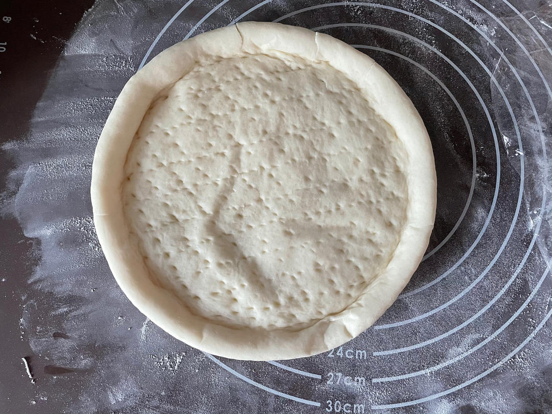 8寸披萨皮（无黄油面包机版）