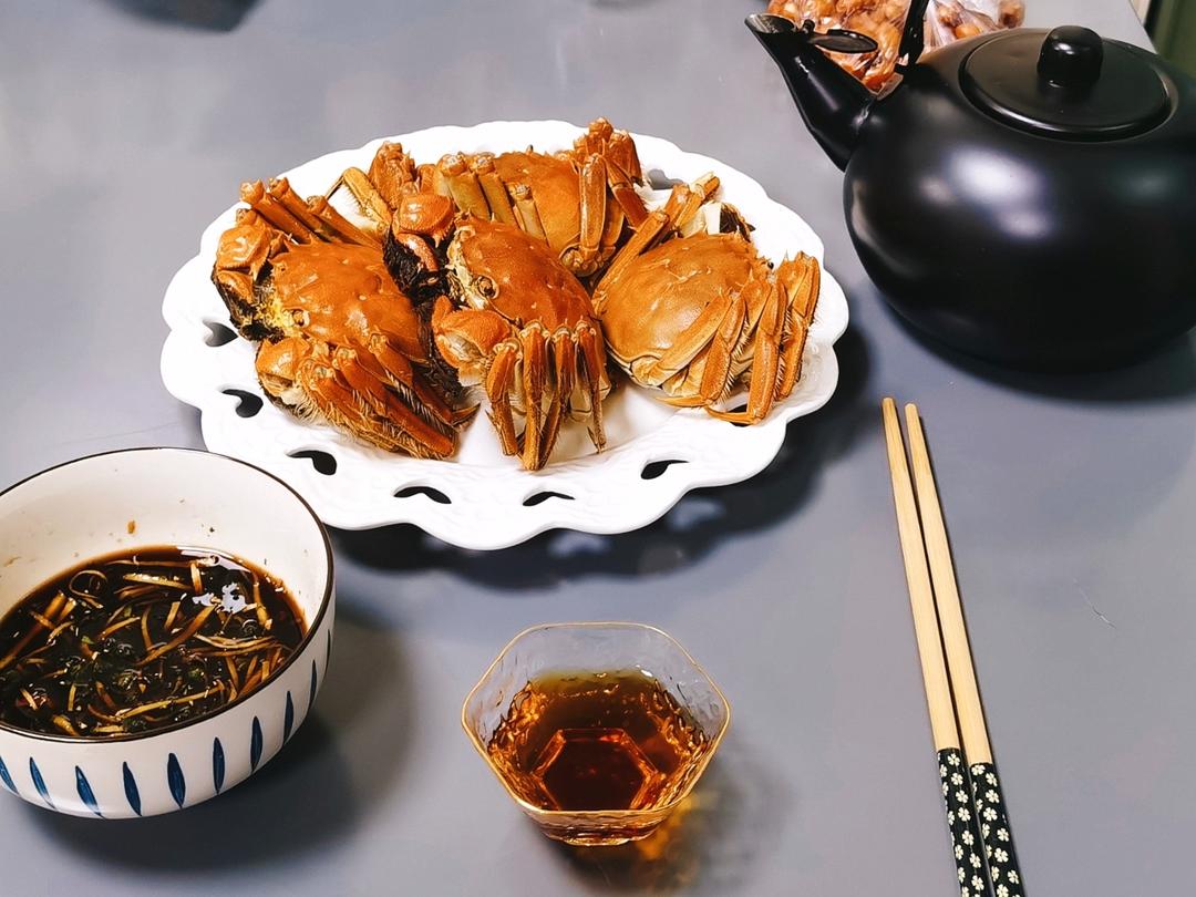 大闸蟹(清蒸、含蟹醋汁)