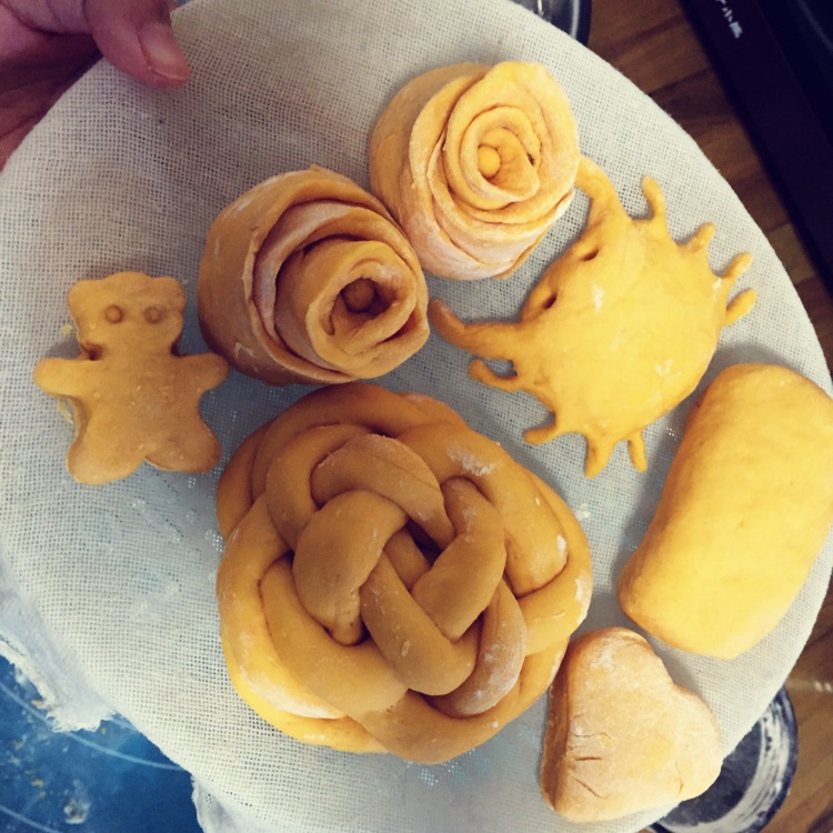 绣球南瓜馒头