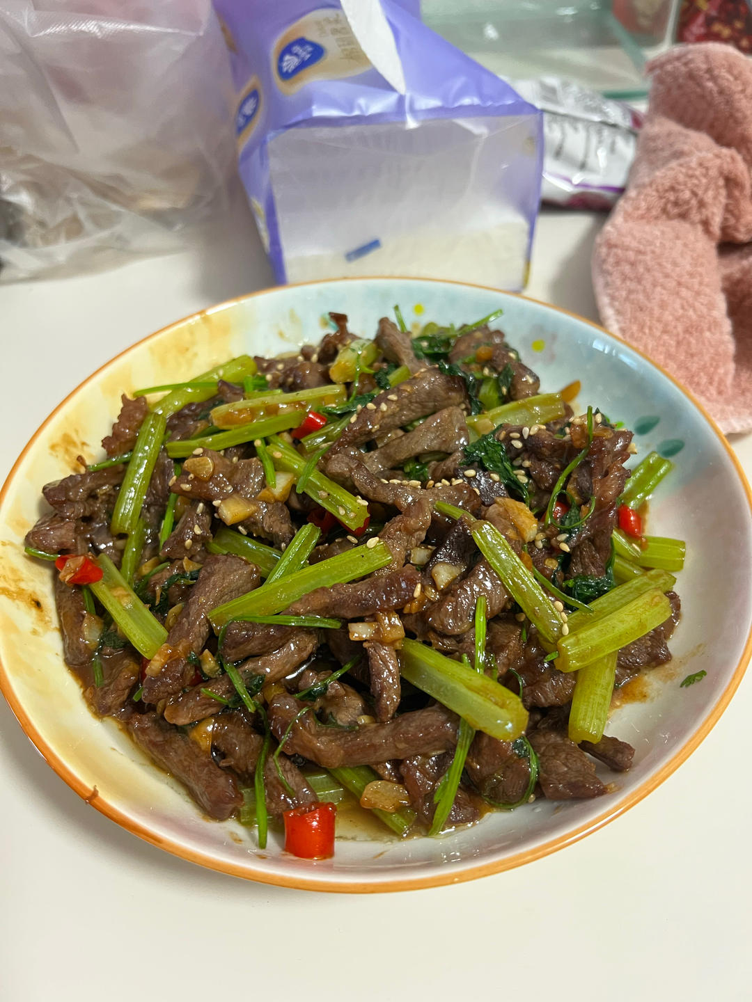 小炒牛肉