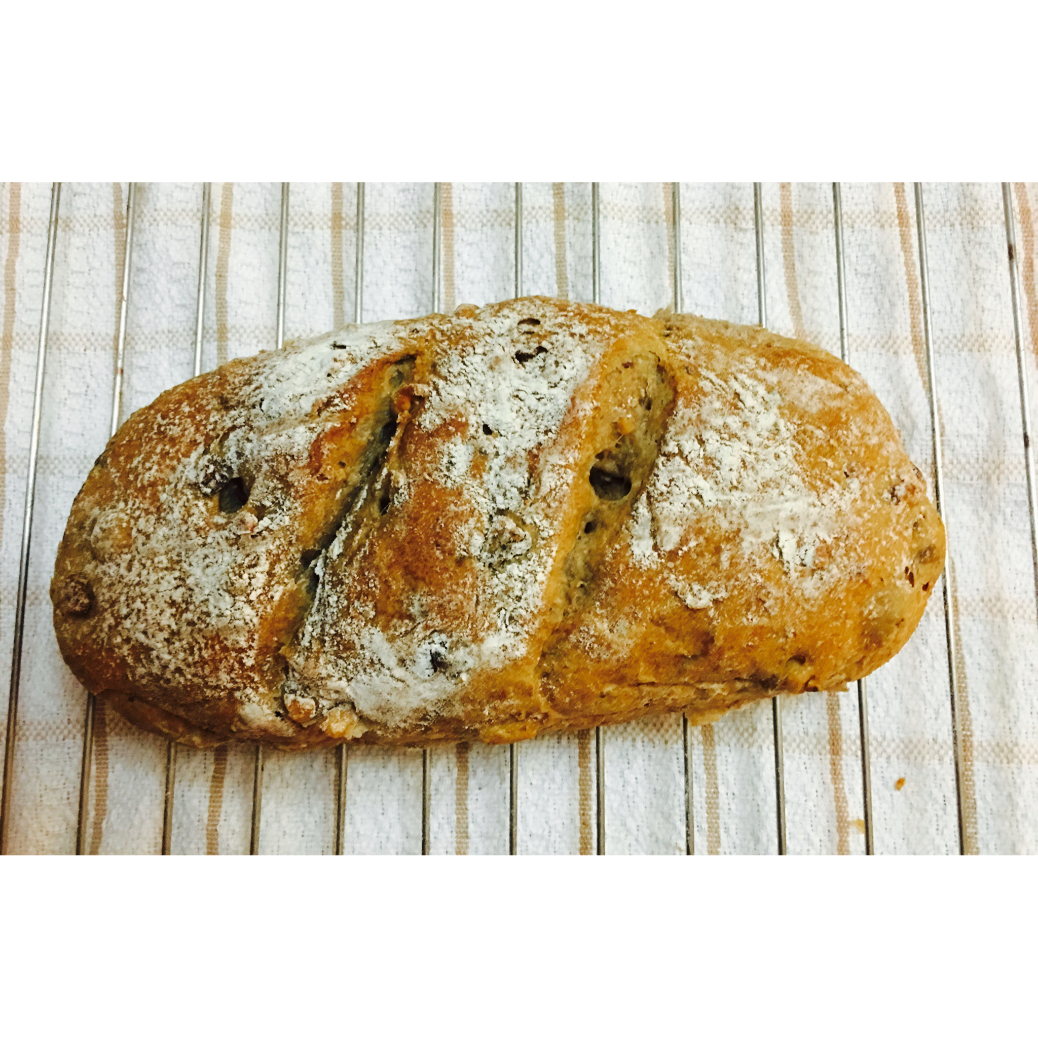 全麦核桃包～软欧包