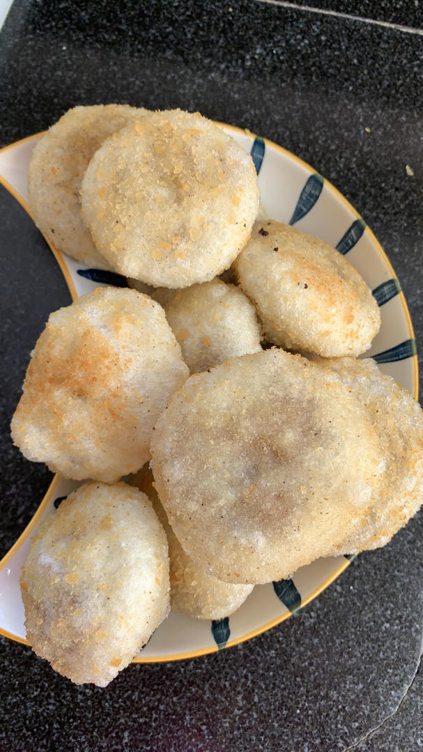 东北油炸糕（糯米粉豆沙馅儿）不翻车很简单
