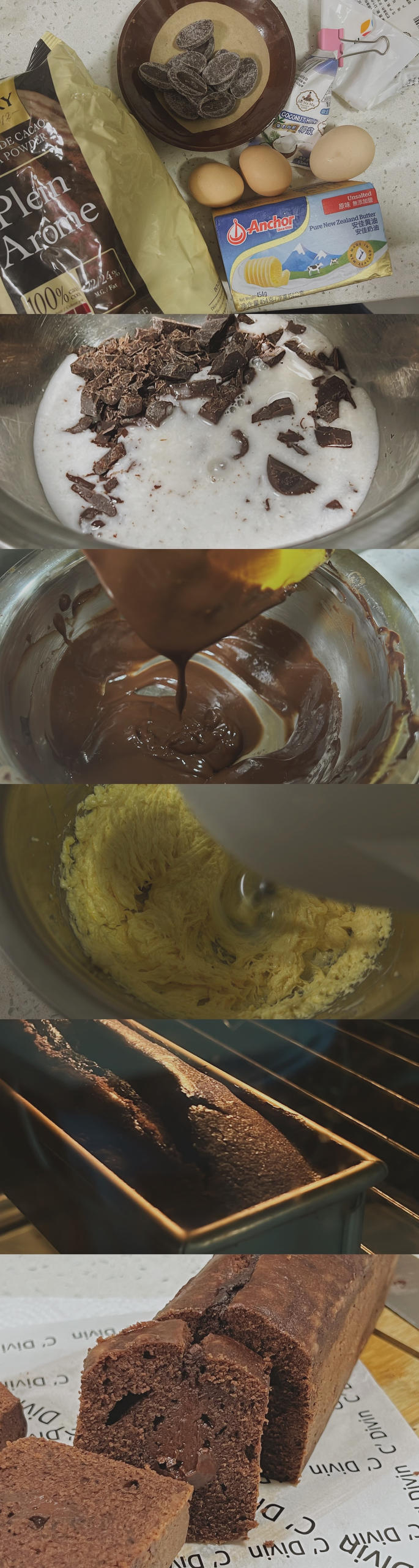 巧克力夹心磅蛋糕