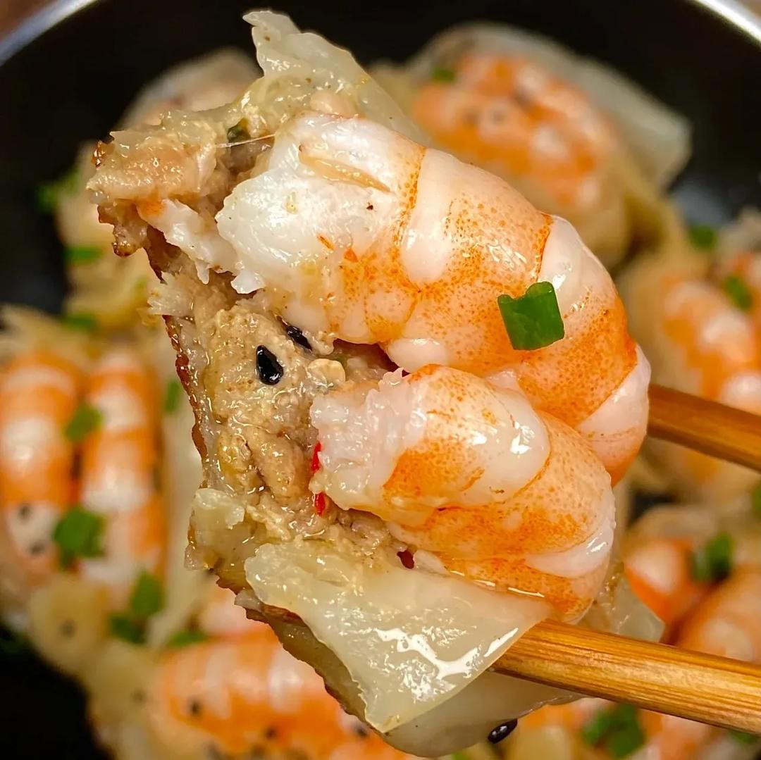 鲜虾猪肉锅贴/煎饺/水饺的做法