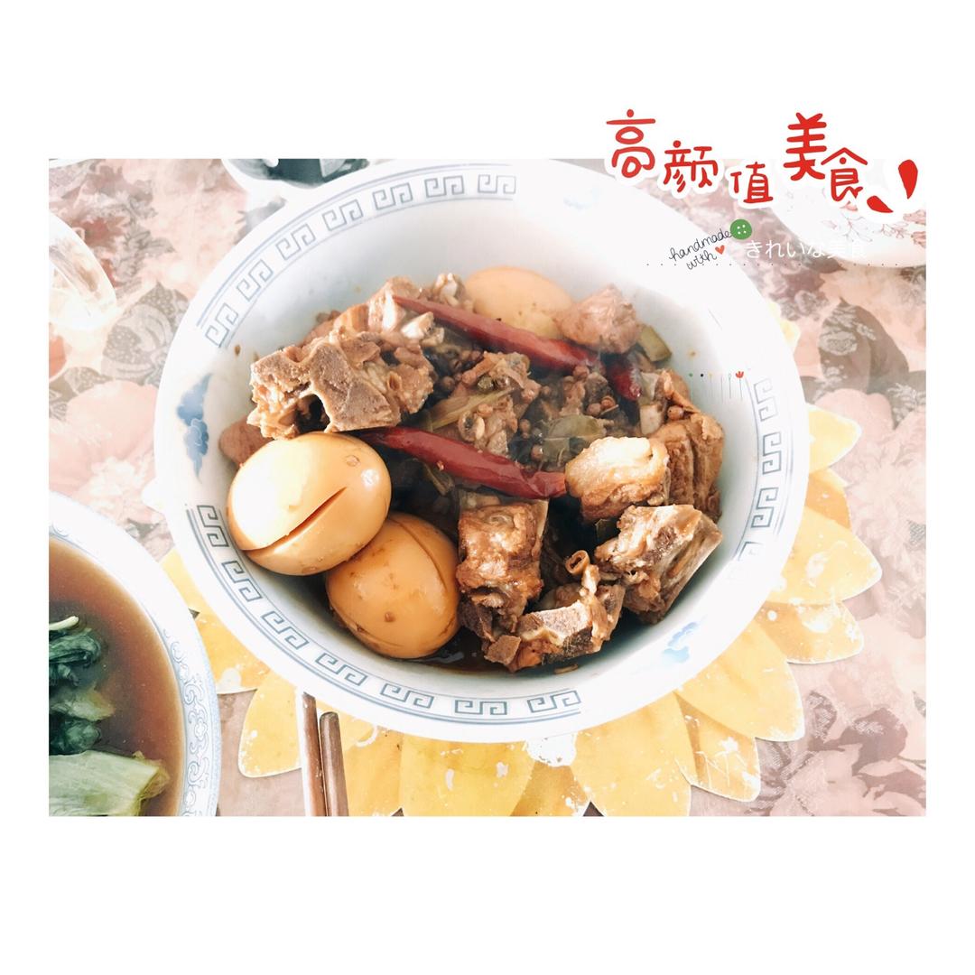 啤酒卤蛋烧排骨