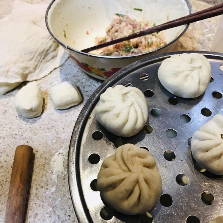 鲜肉大葱肉包（教你水打馅）