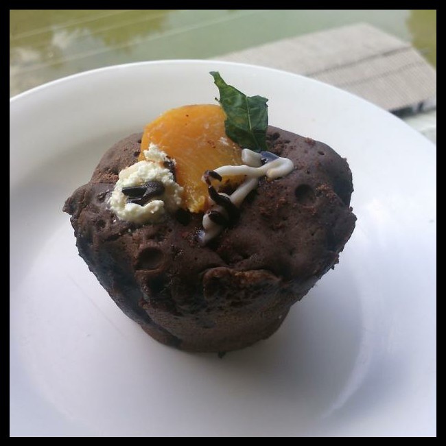 无蛋奶微波炉巧克力蛋糕