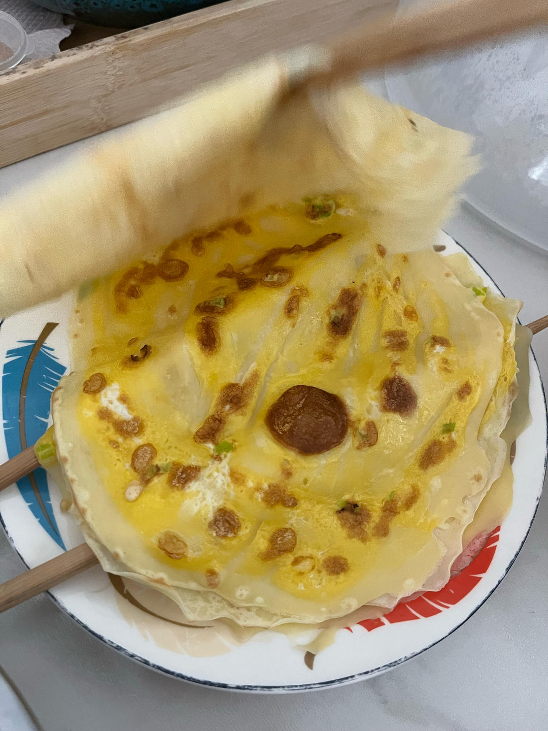 超软筋道的鸡蛋软饼