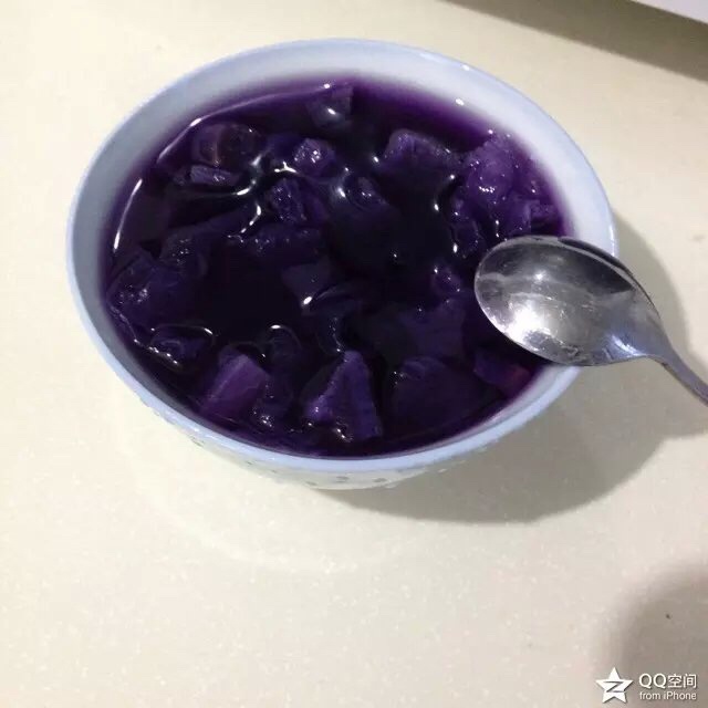 紫薯银耳羹