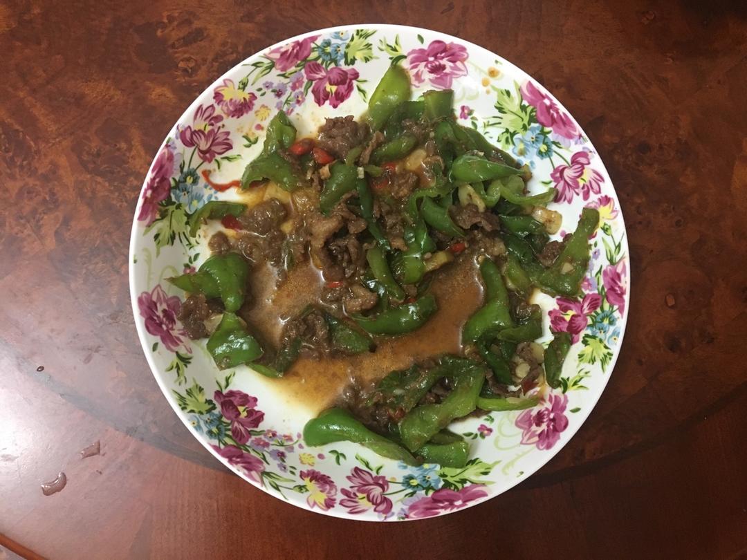青椒炒牛肉