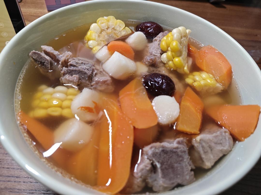 🔥最适合秋天喝的山药排骨汤，味道清甜鲜美，健脾养胃❗️