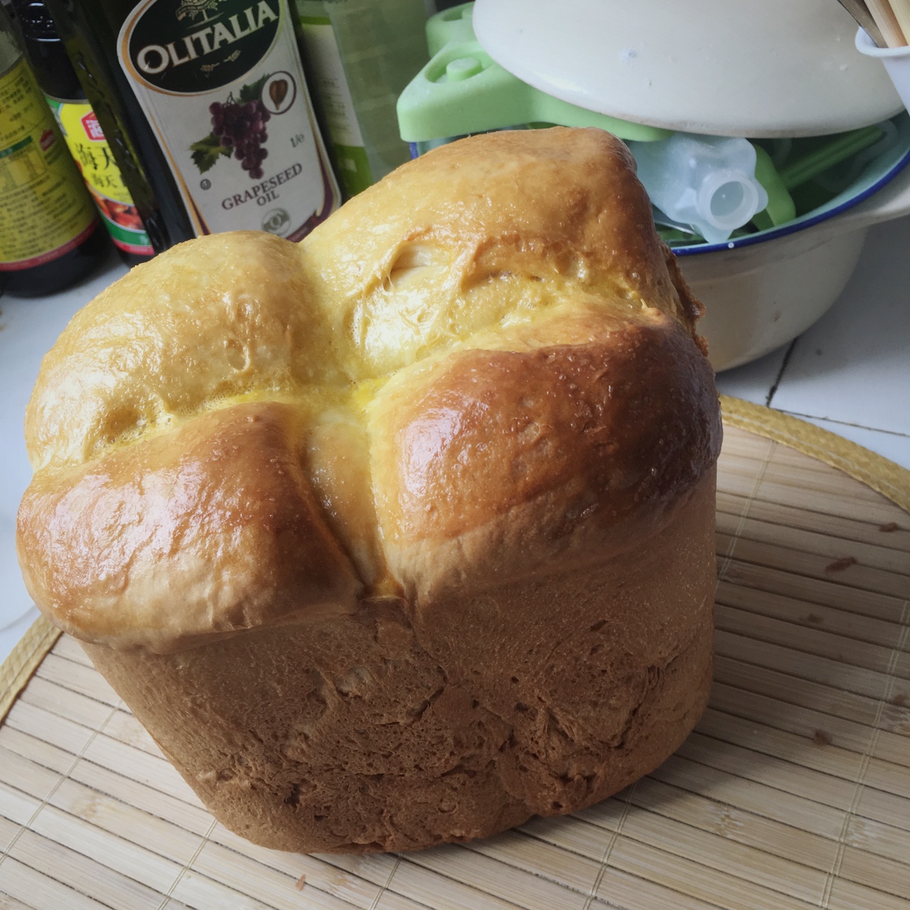 面包机也能做成拉丝的鲜奶吐司