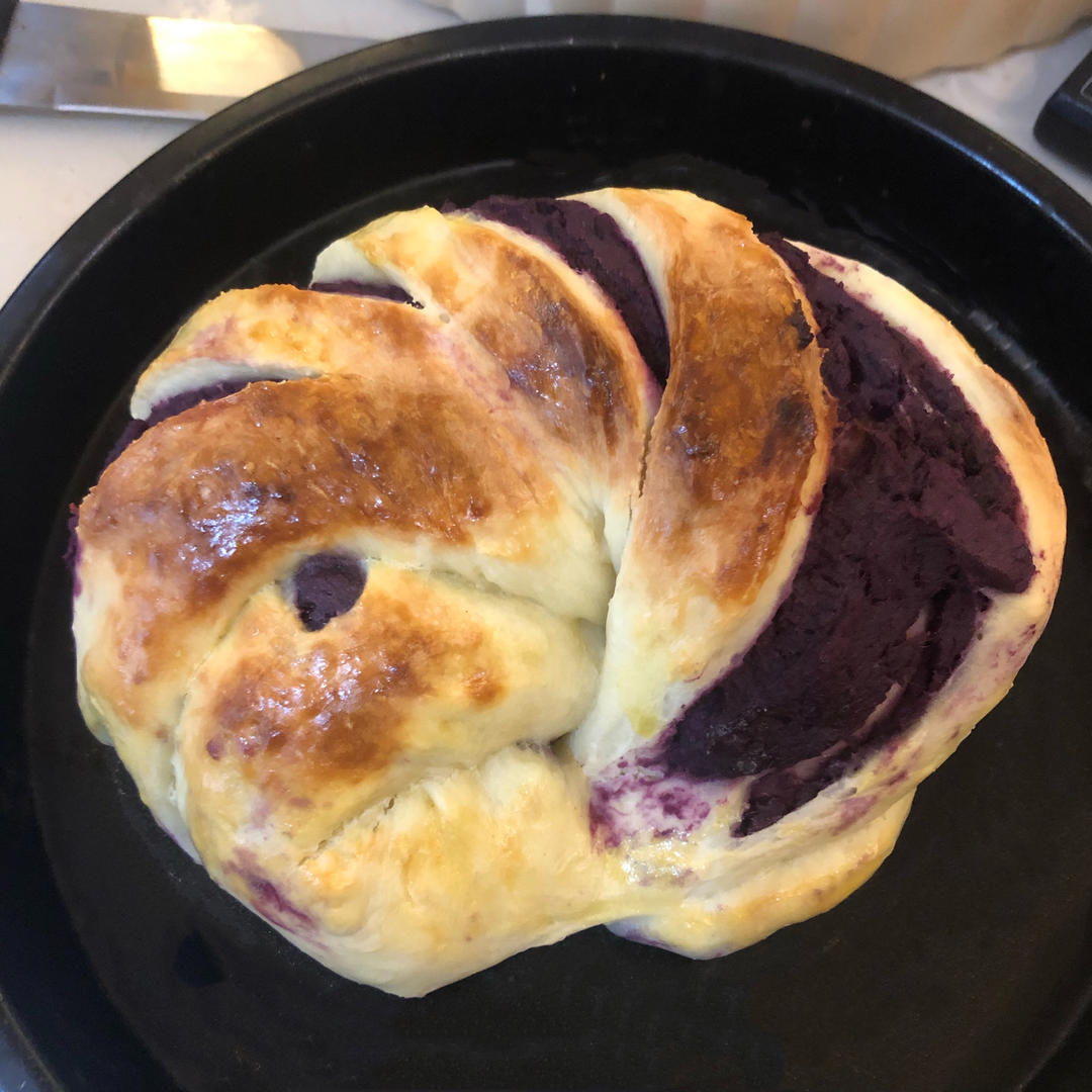 低筋面粉做的椰蓉面包卷