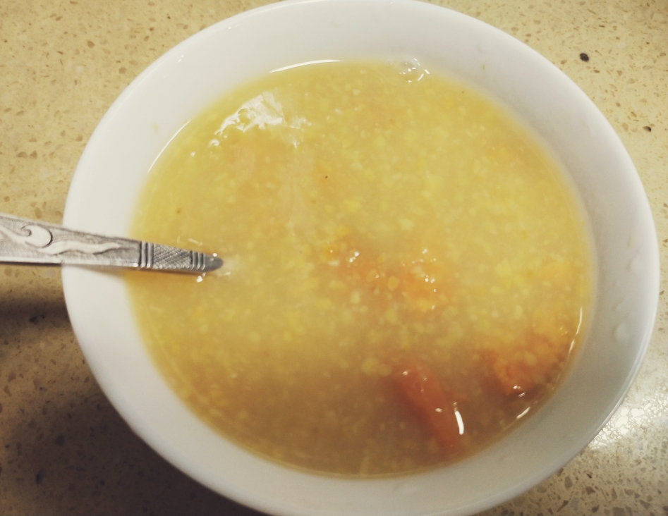 玉米糁红薯粥（粗粮粥、黄金饭、玉米糁糊涂）的做法