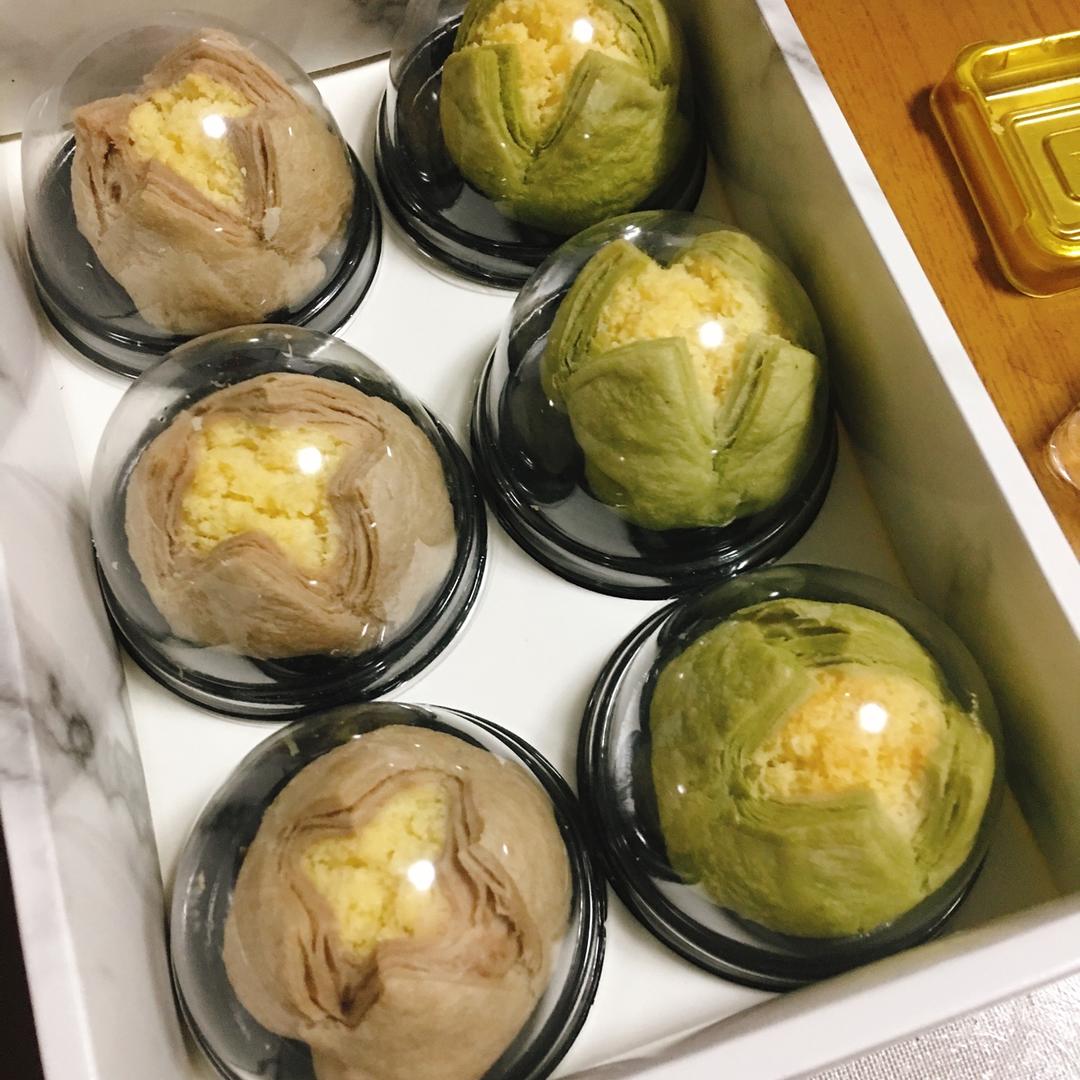 花开富贵之四种口味的椰蓉开口酥