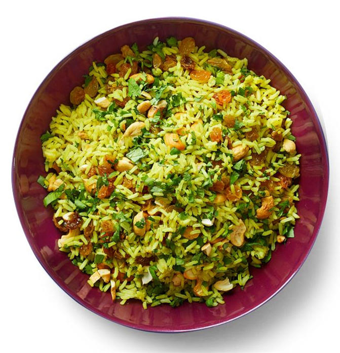 葡萄干腰果咖喱饭的做法