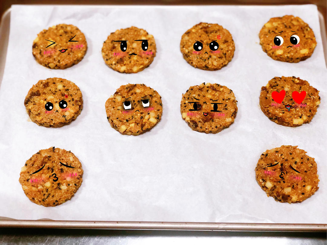 搅一搅就🉑的超好吃高纤㊙️燕麦饼干🍪