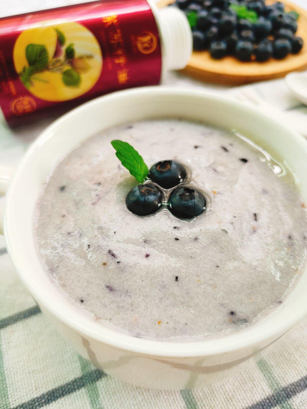 蓝莓山药糊