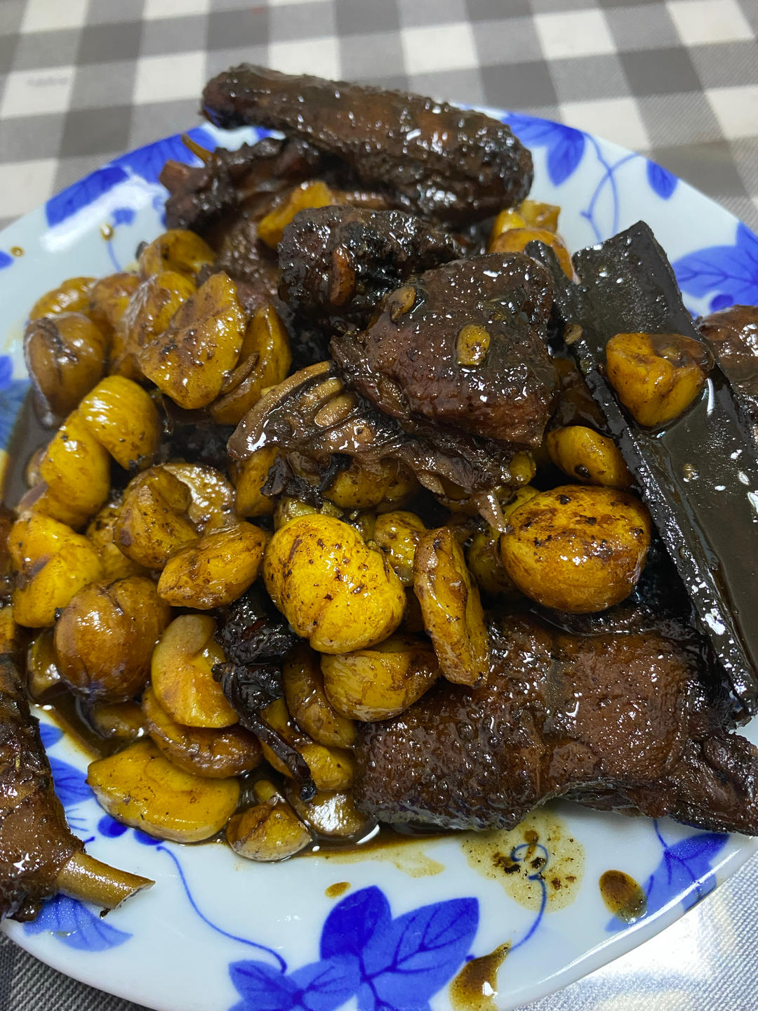 栗子焖鸭