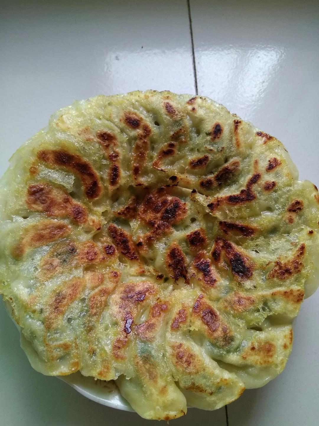 煎冻饺子