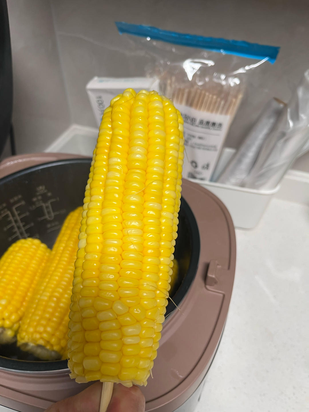 煮玉米