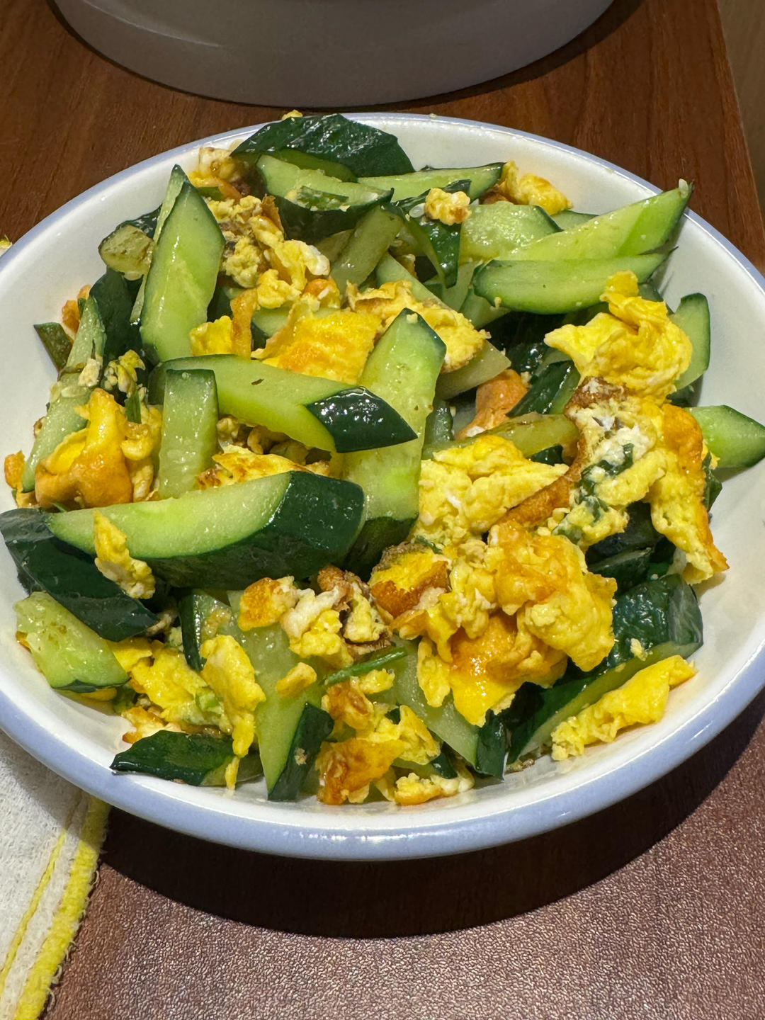 黄瓜炒鸡蛋 （青瓜炒鸡蛋）