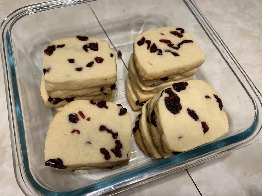 低糖少油版蔓越莓饼干