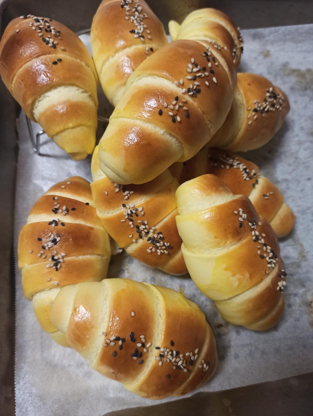 一次发酵‼️无需手套膜‼️低糖少油版日式海盐卷