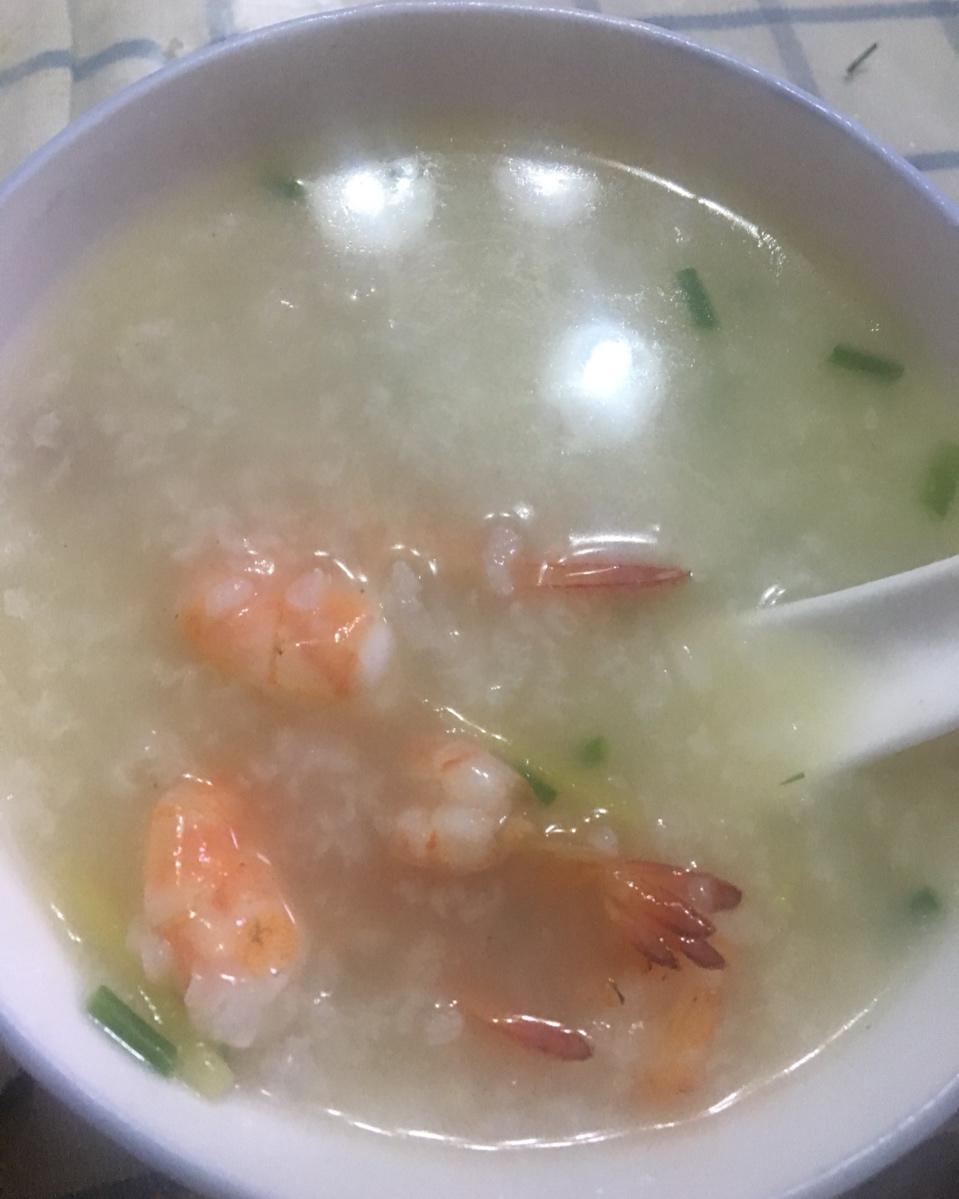 鲜虾砂锅粥