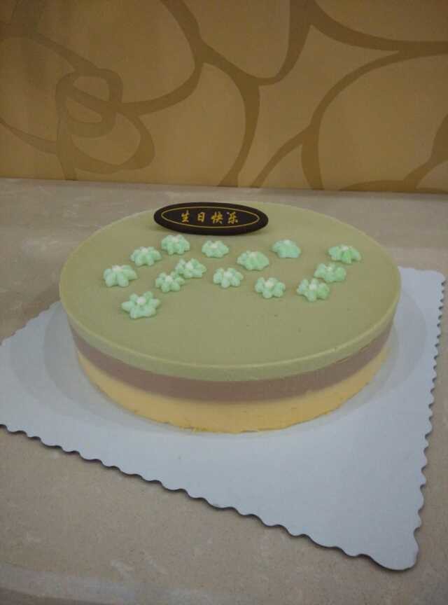 料超足的芒果慕斯蛋糕