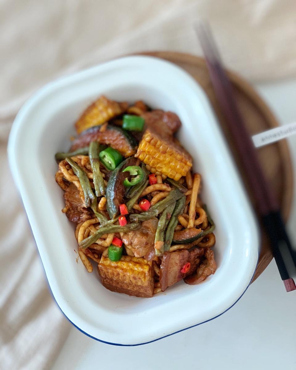 豆角焖面