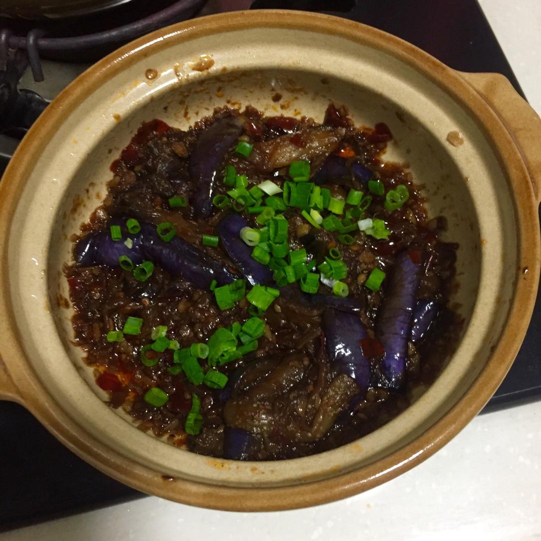 红烧肉沫茄子