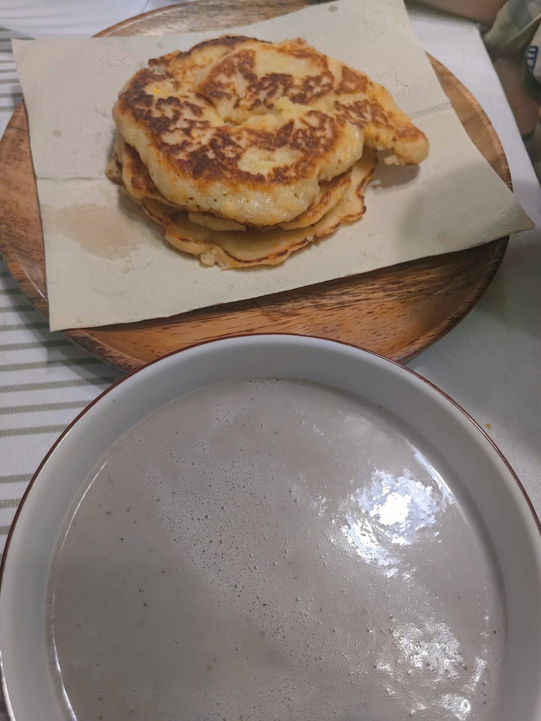 又甜又香的鲜玉米煎饼