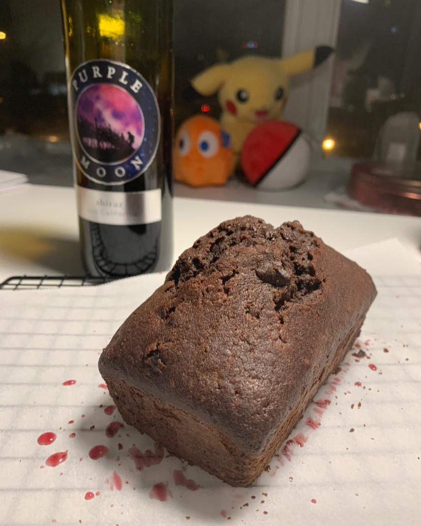 红酒蔓越莓磅蛋糕