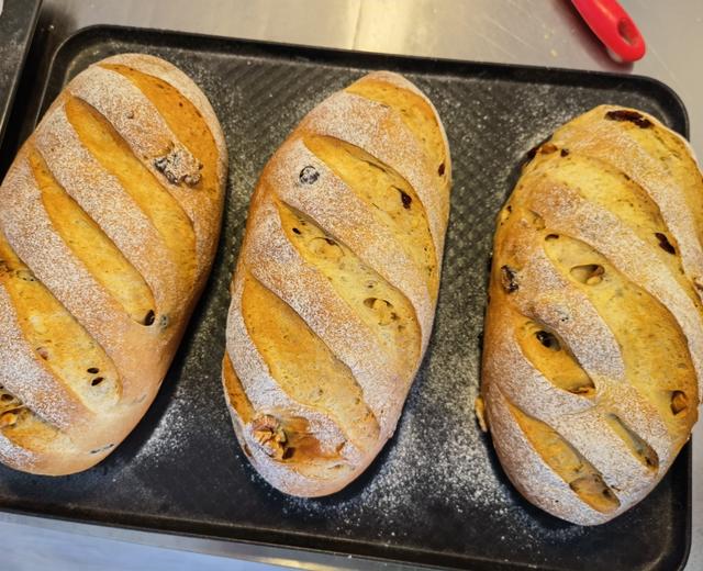 核桃蔓越莓软欧的做法